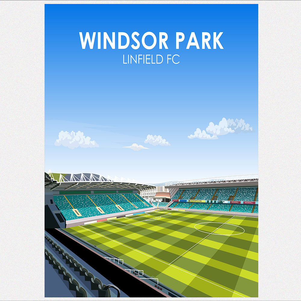 Windsor Park Linfield FC Print – Print in a Box